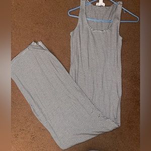 Striped maxi dress